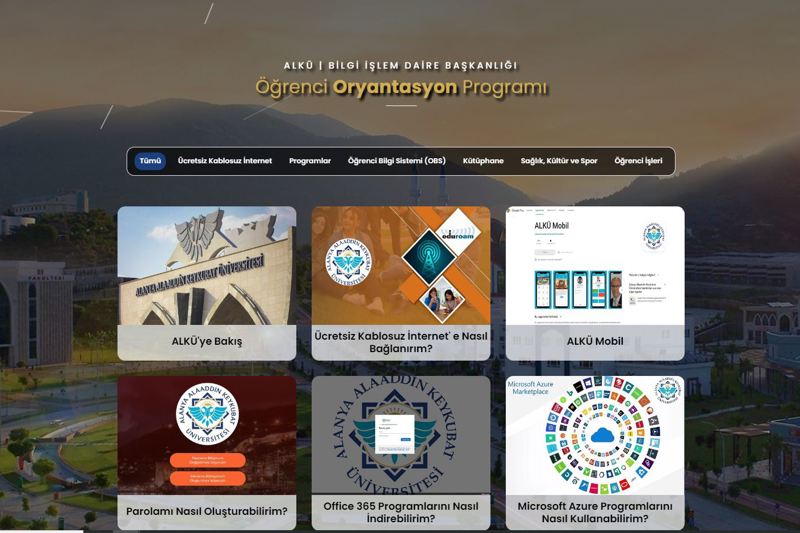ÖĞRENCİ ORYANTASYON SAYFAMIZ GÜNCELLENDİ