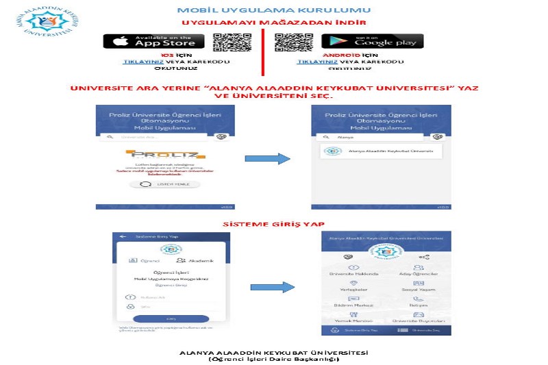  ALANYA ALAADDİN KEYKUBAT ÜNİVERSİTESİ MOBİLDE