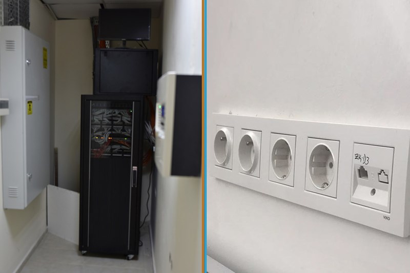 FACULTY OF MEDICINE NETWORK CABINET CABLING ORGANIZED FACULTY OF MEDICINE NETWORK CABINET CABLING ORGANIZED